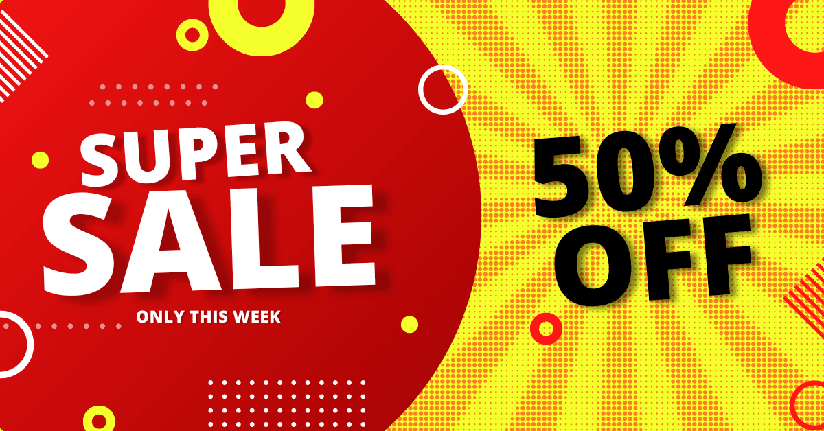 SUPER SALE IS LIVE 50 OFF 1 3